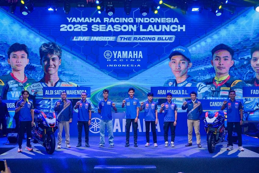 Yamaha Racing Indonesia 2026 Diluncurkan, Target Podium Dunia dan Asia