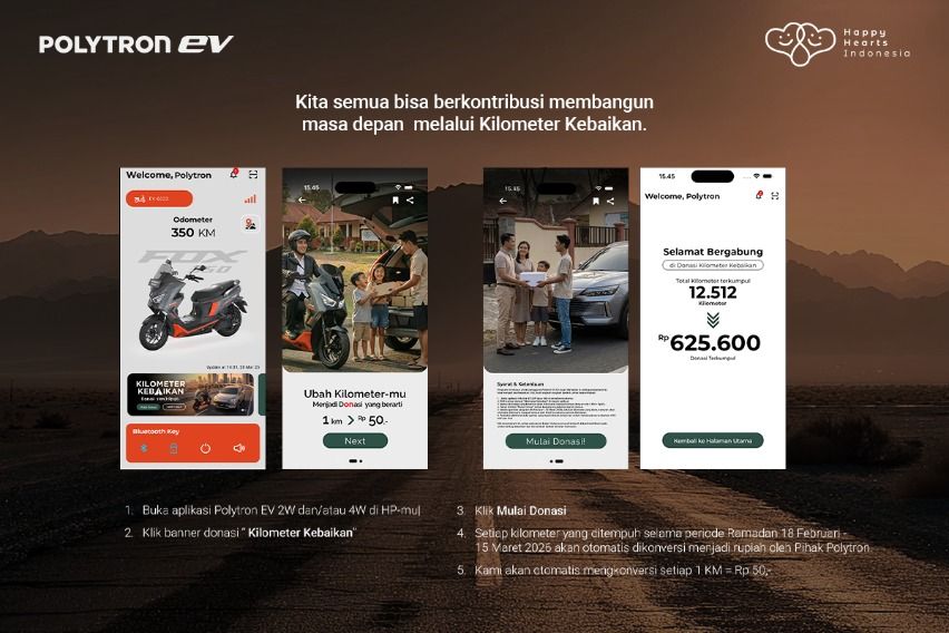 Polytron kampanye KilometerKebaikan