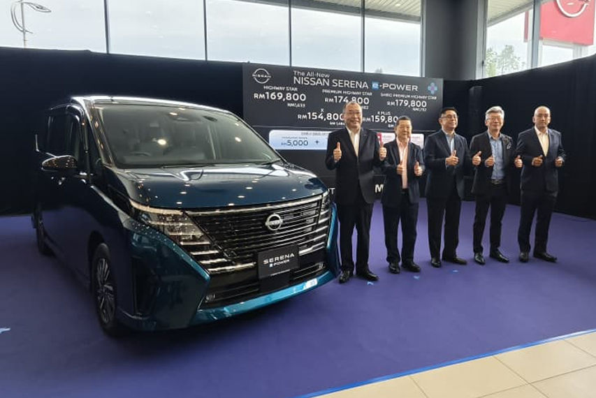 Nissan Serena e-power front view launch