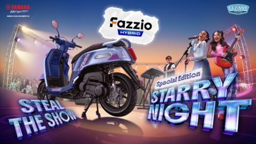 Yamaha Rilis Fazzio Hybrid Starry Night, Diproduksi Terbatas