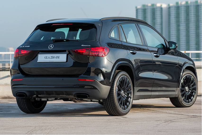 Mercedes-Benz GLA Nightfall rear view Malaysia