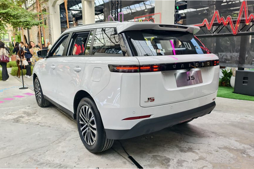Jaecoo J5 launch Malaysia rear view