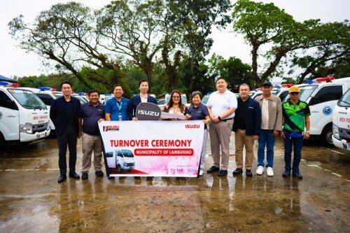 Isuzu PH delivers Traviz L units to Lambunao LGU