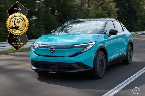 Nissan gets 2026 WWCOTY top honor for 3rd-gen LEAF