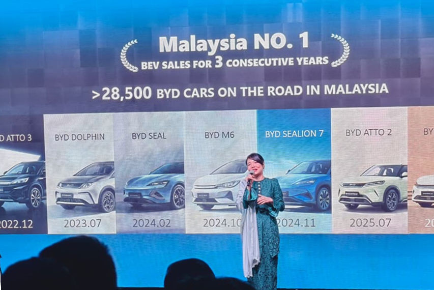 BYD growth Malaysia 2026 front view