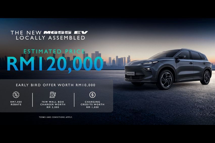 MGS5 EV local assembly begins in Malaysia; CKD model bookings open, est price RM 120k