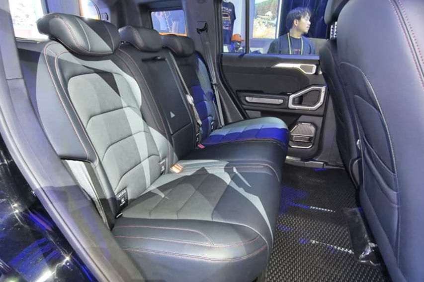 Jetour T2 rear seats launch Malaysia view