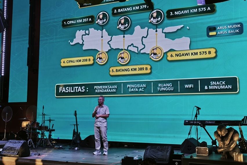 Posko mudik Wuling Lebaran 2026