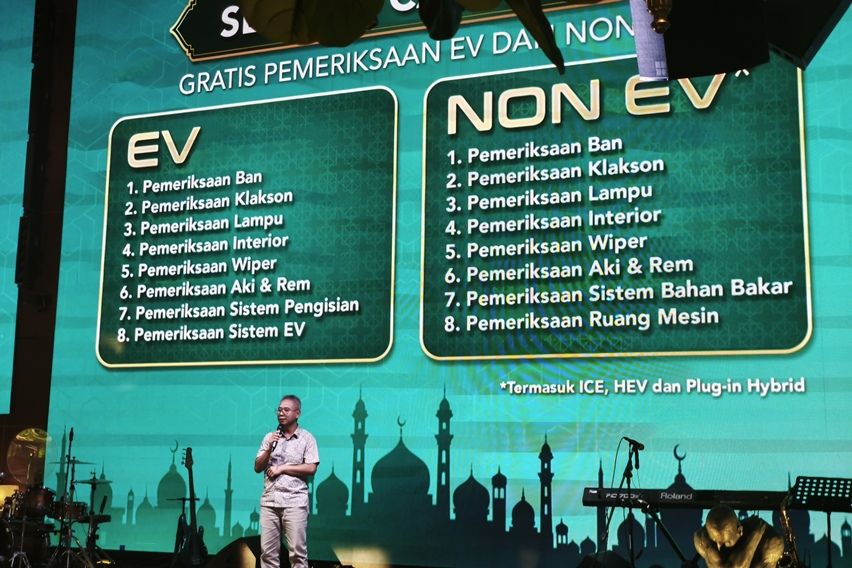 Posko mudik dan bengkel siaga Wuling