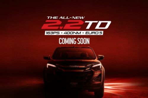 2026 Isuzu D-Max ready to get 2.2-litre turbo-diesel engine; teaser out 
