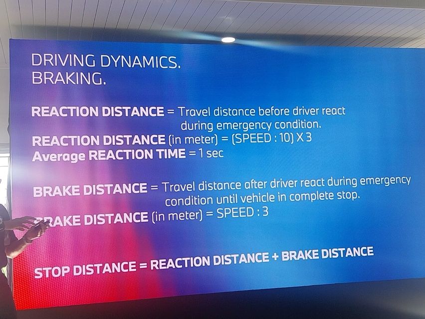 tips pengereman dan jaga jarak BMW