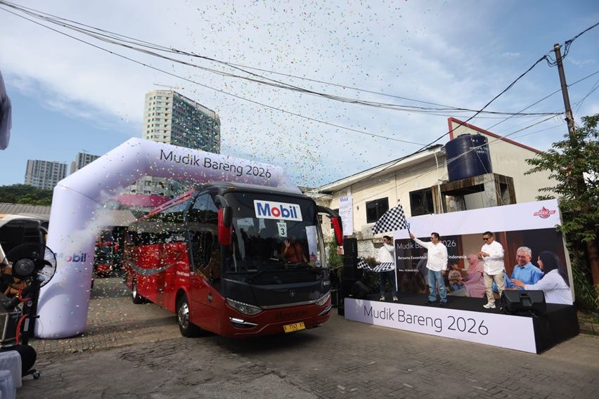 Mobil Lubricants Gelar Mudik Bareng 2026, Puluhan Mekanik Ikut Pulang Kampung