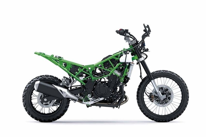 Rangka Kawasaki KLE500
