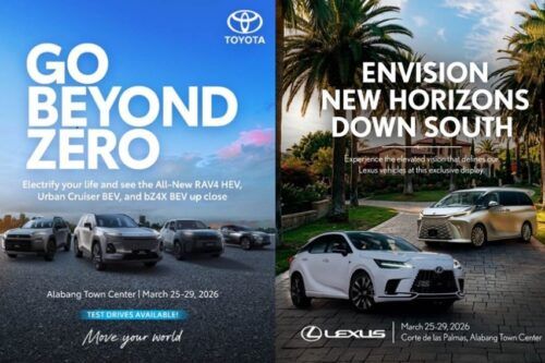 Toyota, Lexus put up ‘Go Beyond Zero’ display in Southern NCR