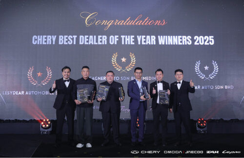 Chery Malaysia honours top dealers at first gala dinner, Medini named best dealer of 2025