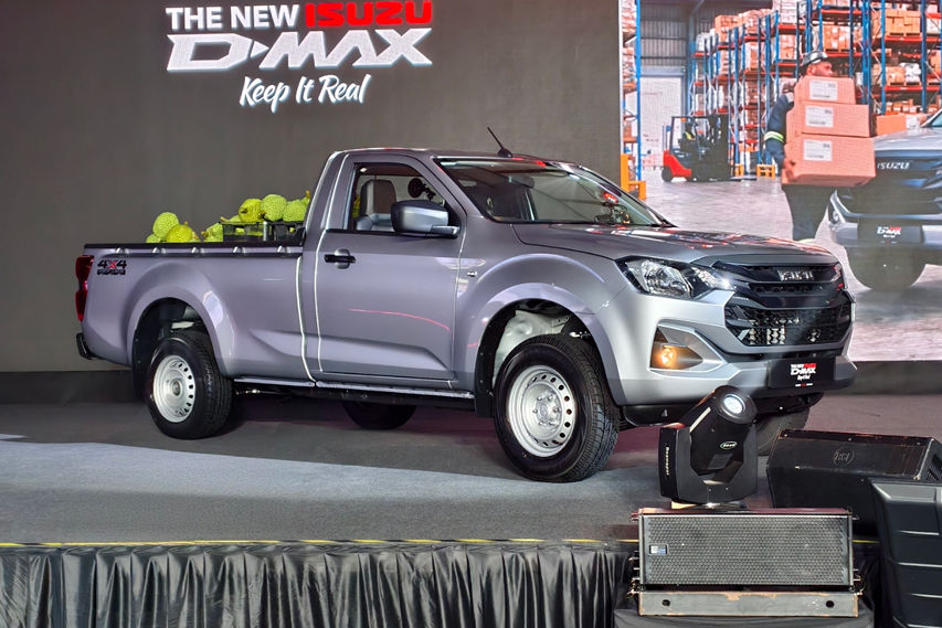 2026 Isuzu D-Max single cab launch Malaysia front view