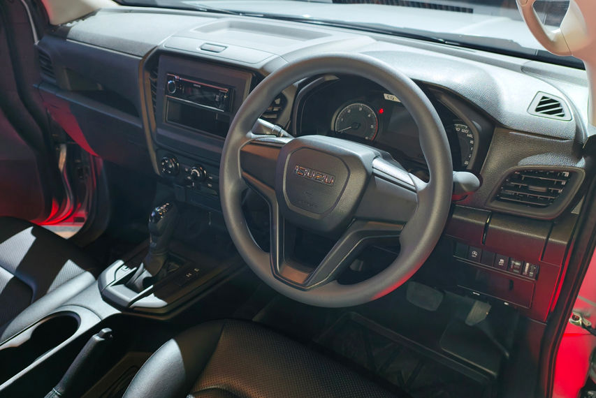 2026 Isuzu D-Max single cab interior view