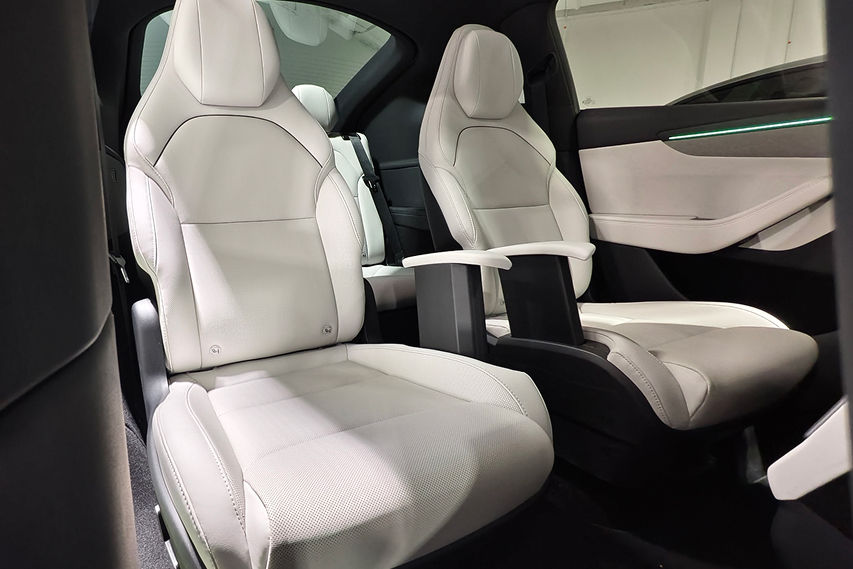 Tesla Model Y L rear seats view Malaysia