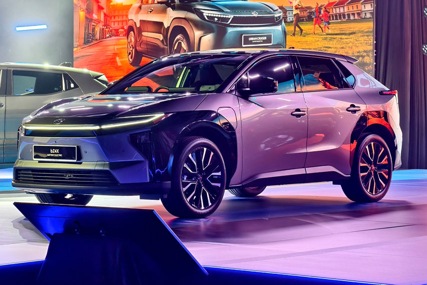 Toyota bZ4X launch Malaysia 2026 front view
