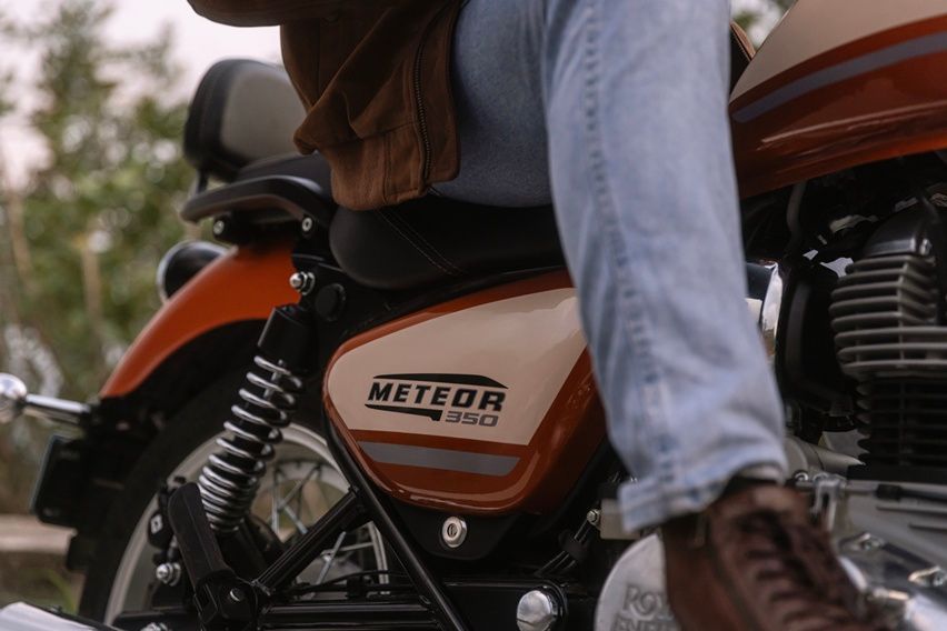 mesin Meteor 350 Sundowner Orange
