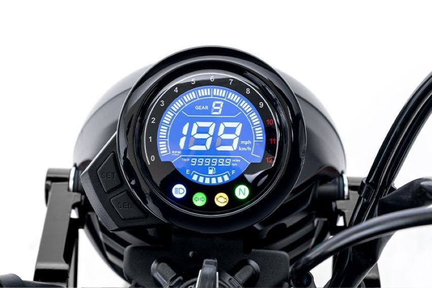 Daytona Highland 125 meter cluster