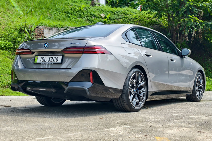 BMW i5 eDrive40 M Sport Pro CKD rear view Malaysia