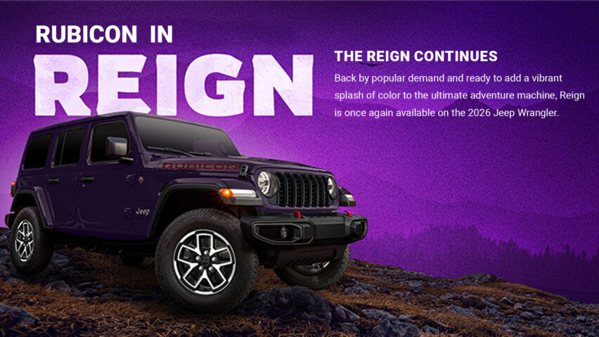 Rayakan 4x4 Day 2026, Jeep Indonesia Luncurkan Wrangler & Gladiator Warna "Reign"