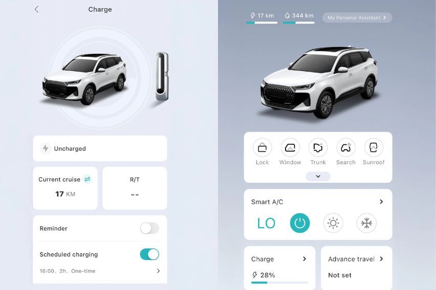 Chery CarLinko mobile app