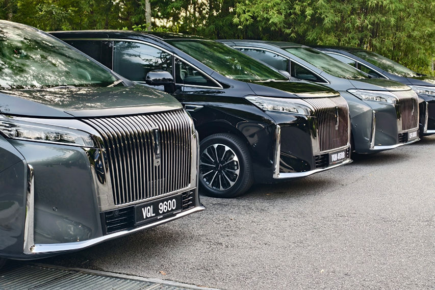 GWM Wey G9 front grille view