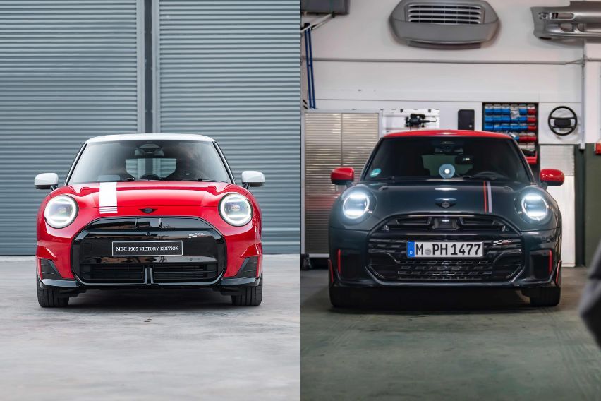 MINI 1965 Victory Edition and the MINI JCW GP Inspired Edition