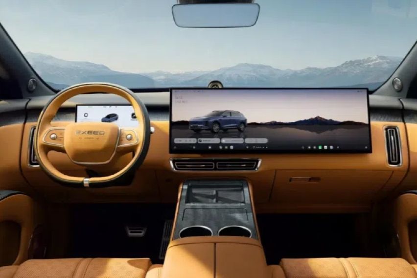 Interior chery exeed EX7