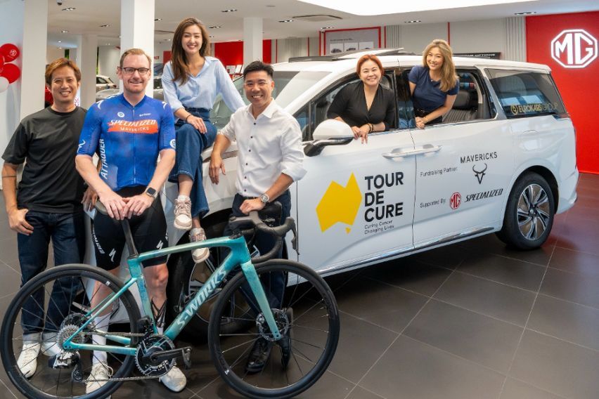 MG Motor Malaysia supports Tour de Cure charity ride