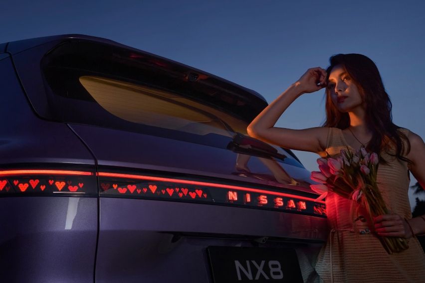 Nissan NX8 lampu rem belakang