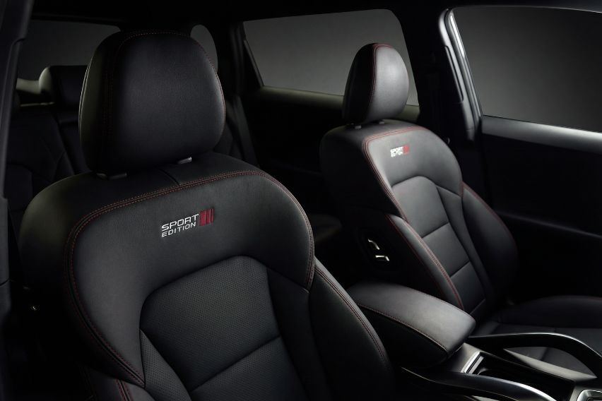 Proton X70 Sport Edition seats