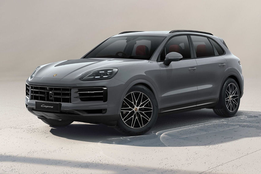 Porsche Cayenne front view 2026 model