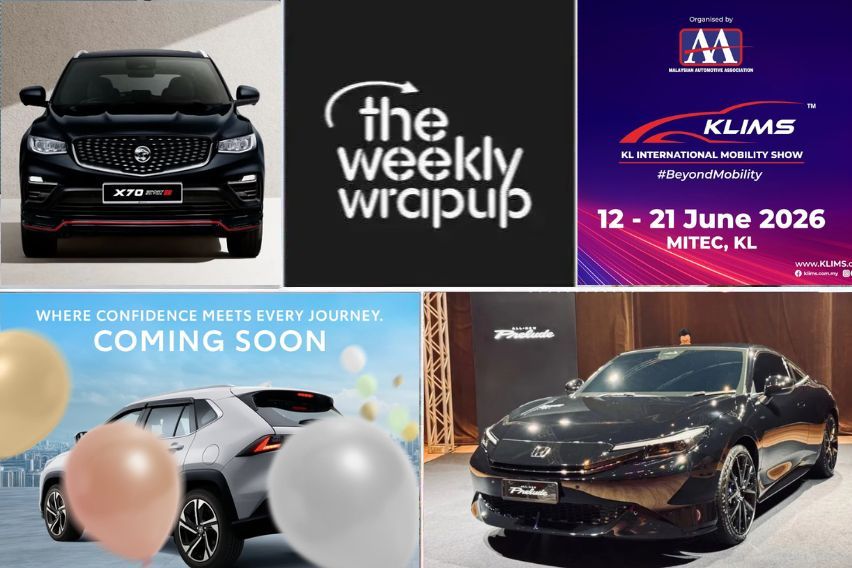 Weekly wrap-up: 2026 Honda Prelude previewed, Toyota Yaris Cross teased, KLIMS 2026 tickets now available, and more
