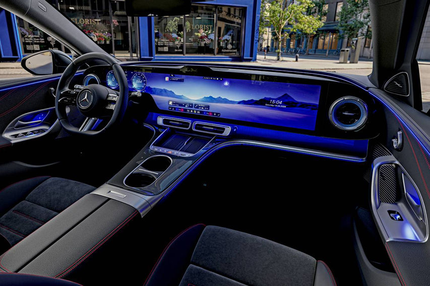 Mercedes-Benz C-Class electric interior view