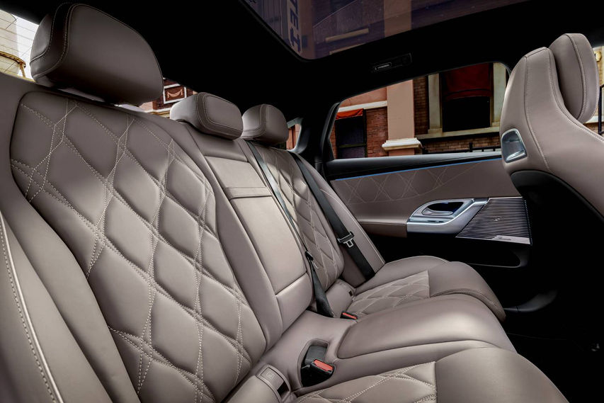 Mercedes-Benz C-Class electric rear seats view