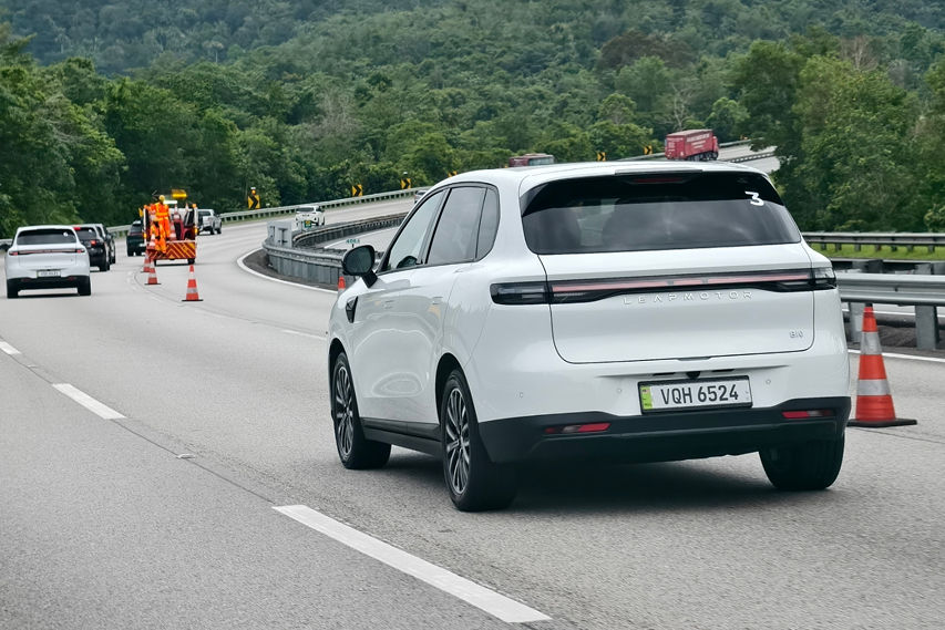 Leapmotor B10 rear view Malaysia