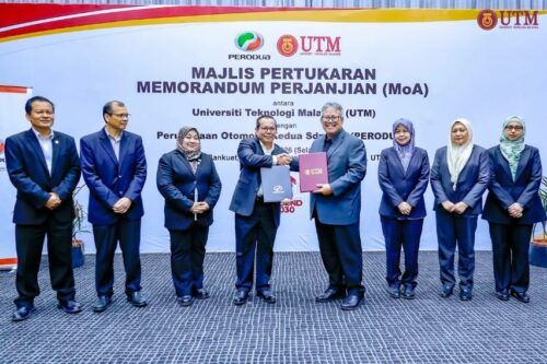 Perodua and UTM sign MoU for xEV engineering programme