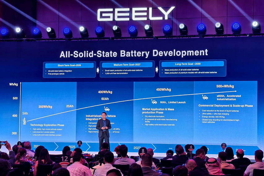 Geely Solid state battery 2026 Beijing Auto Show