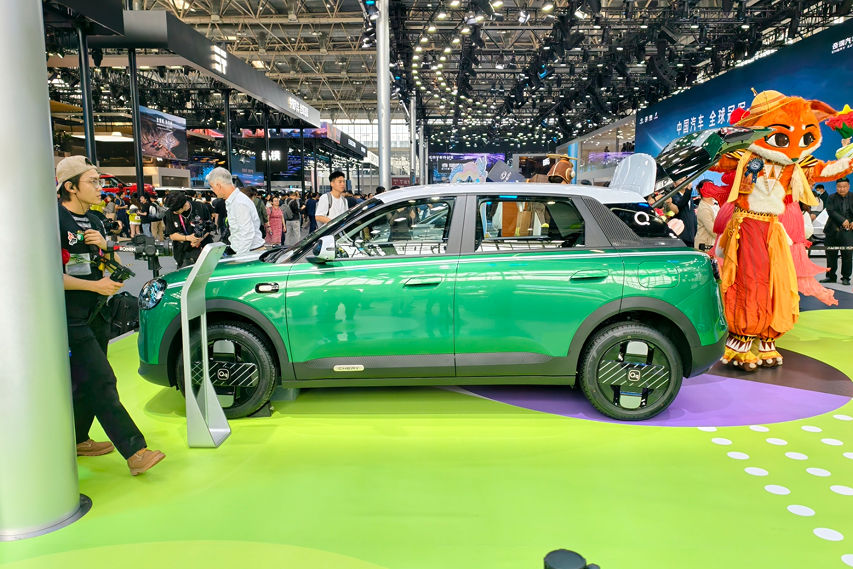 Chery Q side profile view Malaysia