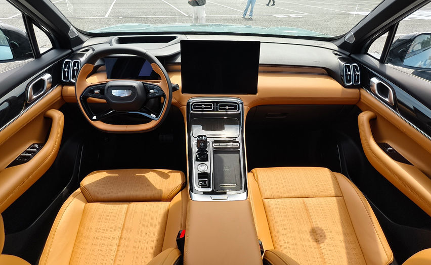 news Proton X70 interior view