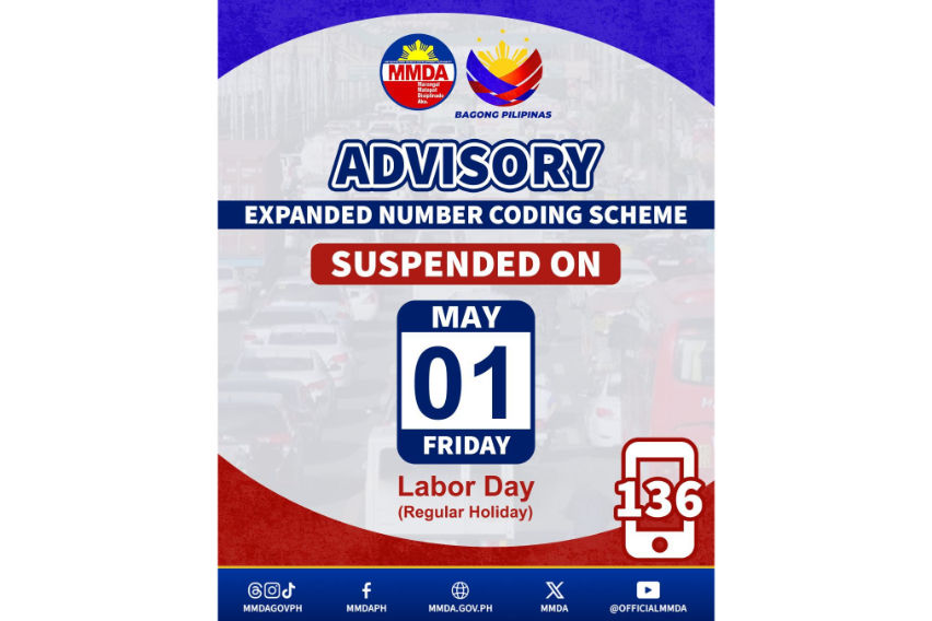 MMDA Coding Labor Day