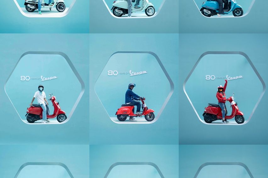Vespa 80th Celebration Riding