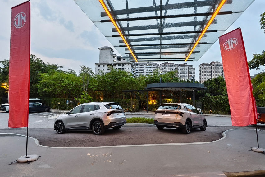 MG S5 EV Malaysia rear view