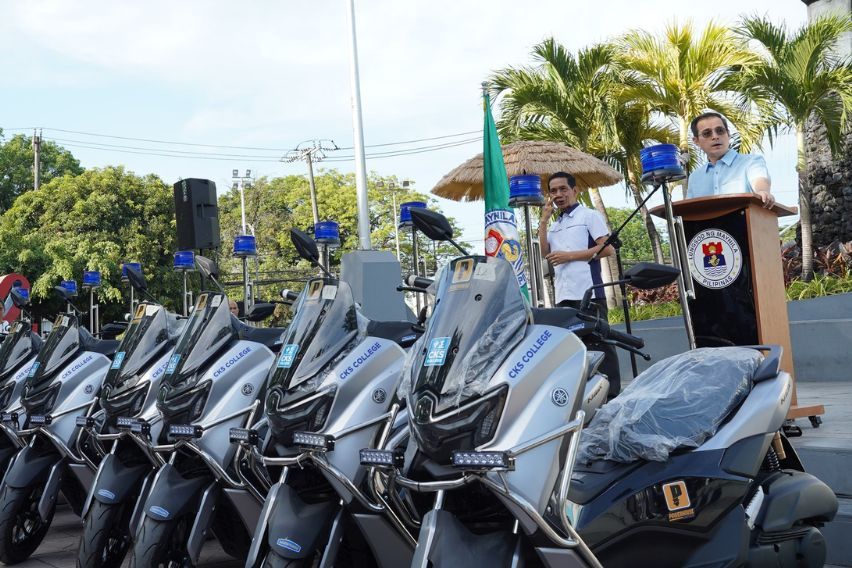 Manila City gov't gets 20 Yamaha Nmax from Chiang Kai Shek College