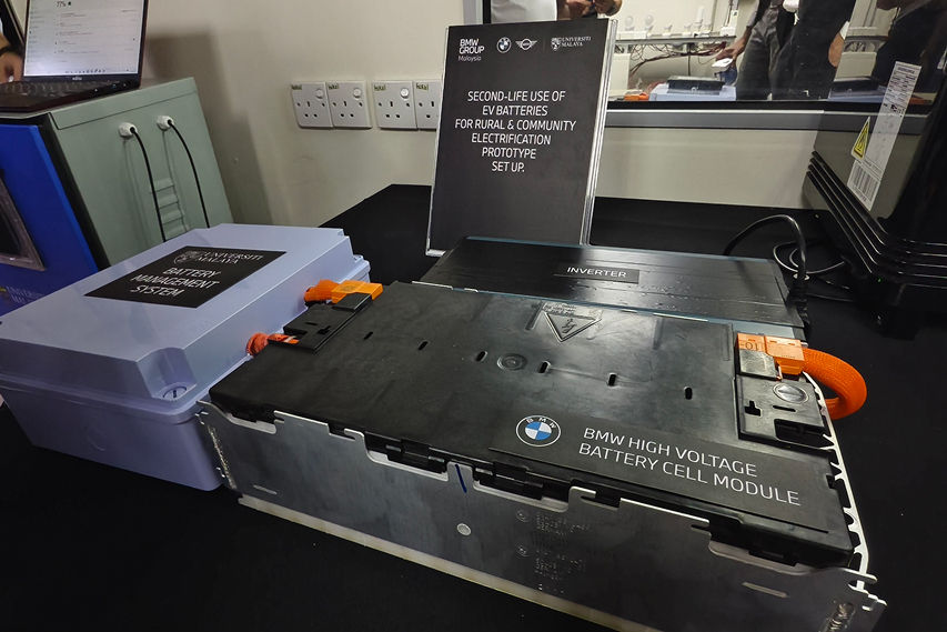 BMW Malaysia second life battery with University Malaya