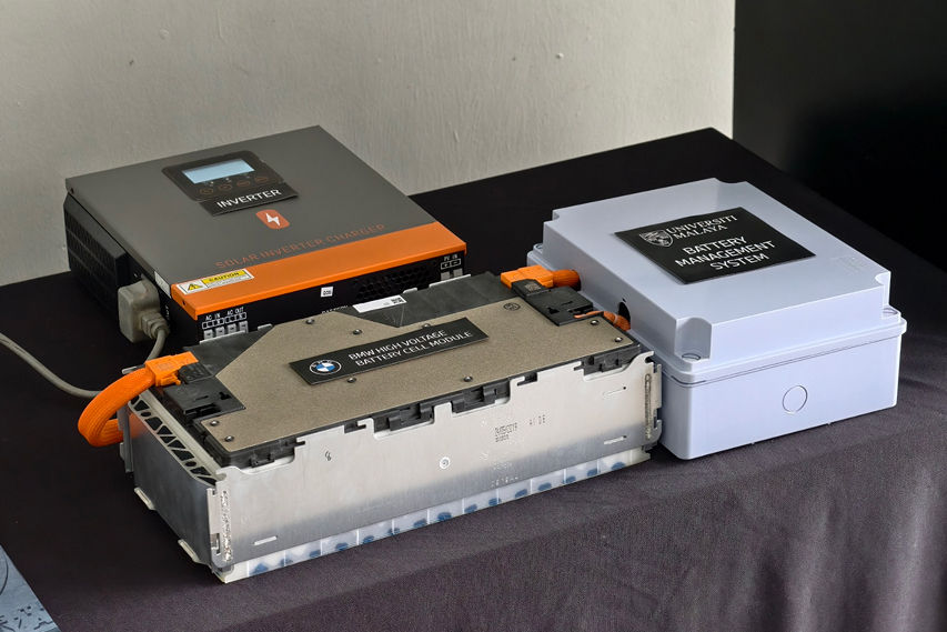BMW Malaysia retired EV battery second life view