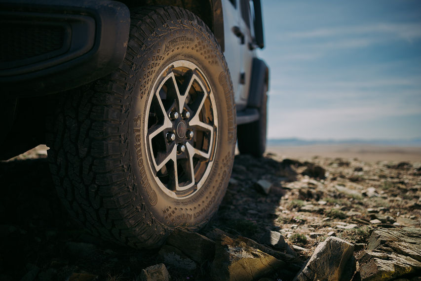 Continental Tyres CrossContact A/T front view